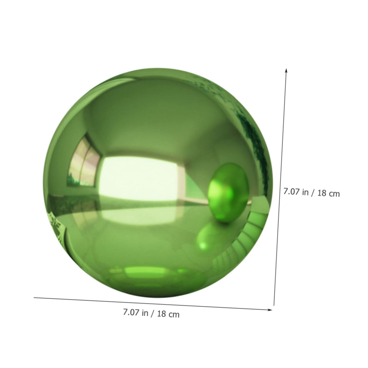 CIYODO Gazing Ball Polished Reflective Sphere Stainless Steel Garden Decor Gazing Ball for Outdoor Indoor Decoration Delicate Garden Reflection Ball for Creative