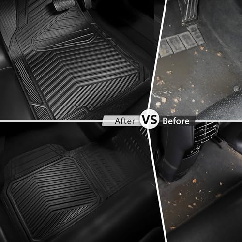 CAR PASS 3-Piece Rubber Mat Set
