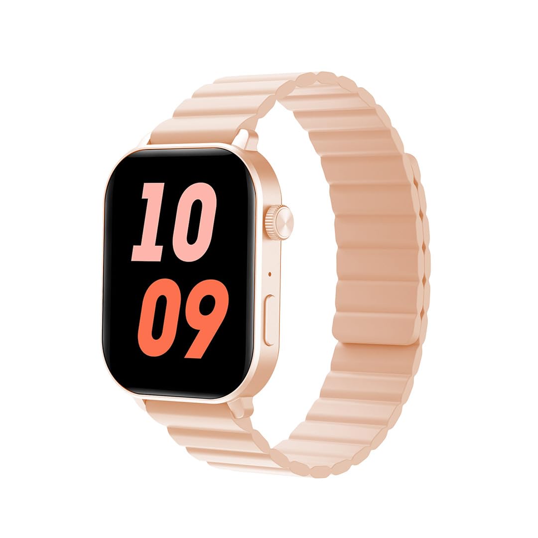 Hiwatch Talk 2 Amoled Ekran Android Ve Ios Uyumlu Manyetik Kayışlı Akıllı Saat Pembe