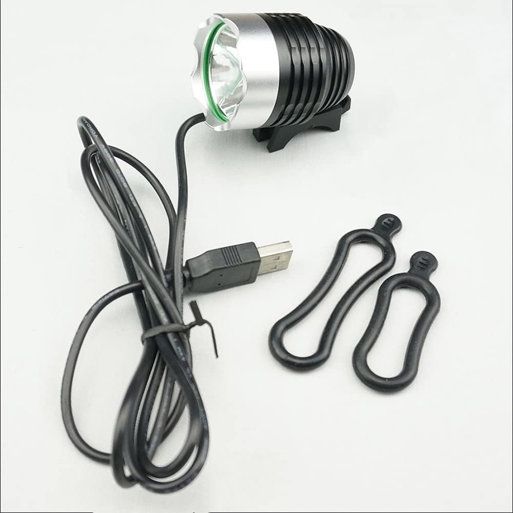 TIORU 1800 Lumen T6 L2 Bicicletta da Pesca Bicicletta LED Luce Torcia Elettrica Impermeabile Luminosità 5V2A USB Interfaccia Lampada Faro