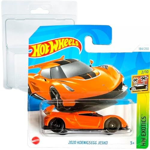 Hot Wheels Koenigsegg Jesko 2020 Escala 1:64 Color Naranja miniatura 1