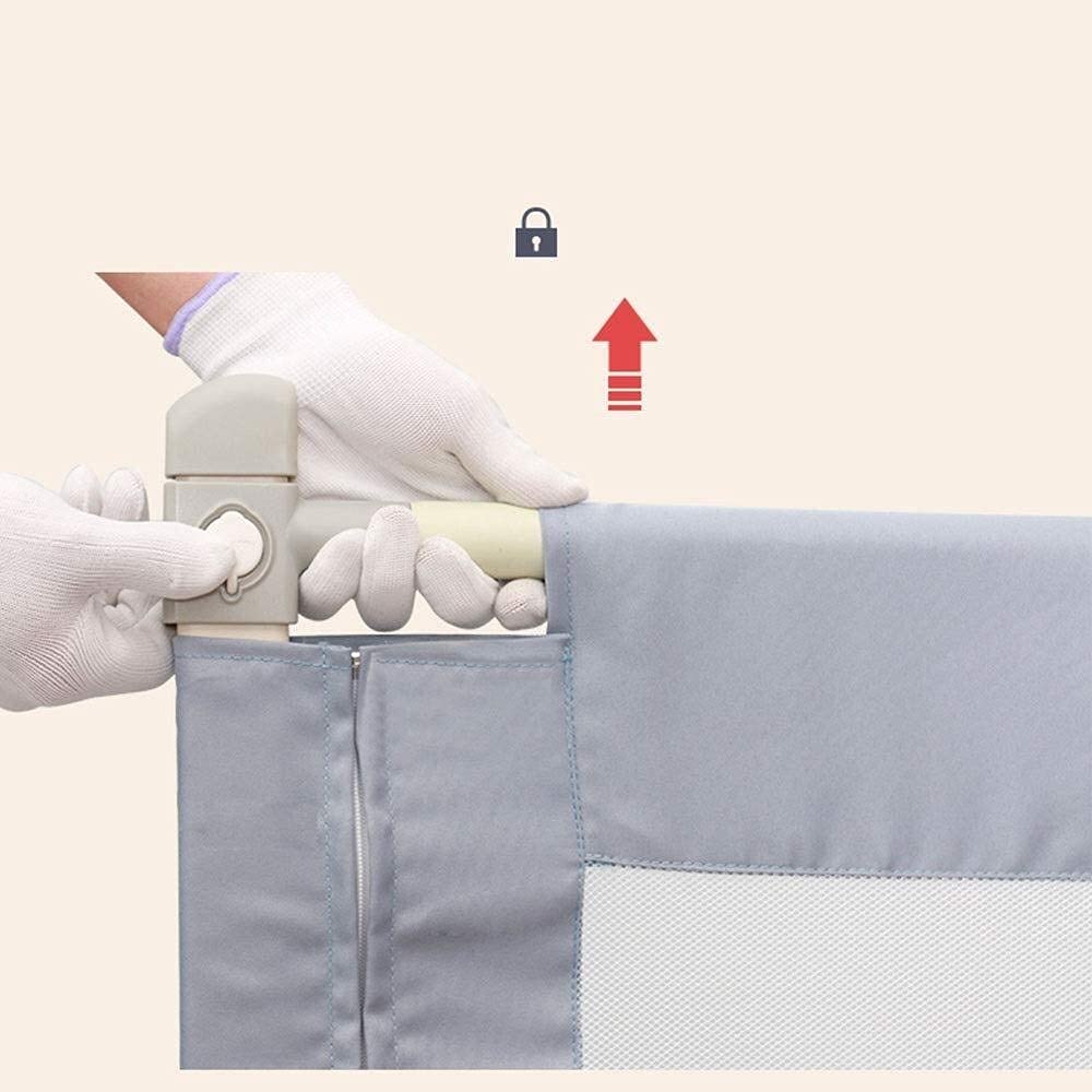 Protezioni anticaduta per sponde per Letti Pieghevoli per Box per Bambini, spondine per Lettino per Bambini, Grate per Bambini e Giocattoli per Bambini (Dimensioni: 180 cm)