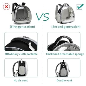 Portable-Travel-pet-Backpack-Carrier-Hamster-Bag-Guinea-Pig-Bird-small-dog-cat-Backpack-Turtle-Carrier-Rabbit-Cage-Rabbit-Guinea-Pig-Squirrel-Bearded-Dragon-Breathable-Hangbag-black - Cucciolini Doodles   Portable-Travel-pet-Backpack-Carrier-Hamster-Bag-Guinea-Pig-Bird-small-dog-cat-Backpack-Turtle-Carrier-Rabbit-Cage-Rabbit-Guinea-Pig-Squirrel-Bearded-Dragon-Breathable-Hangbag-black
