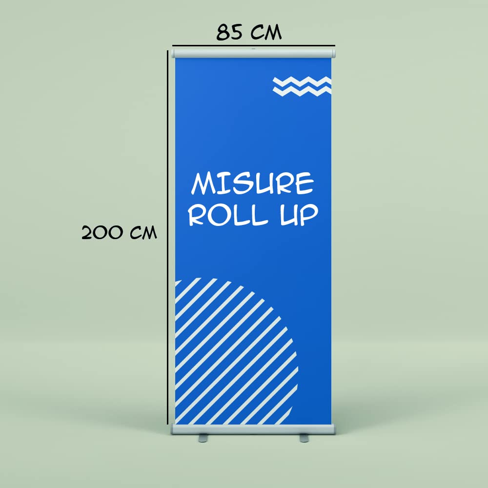 Espositore Pieghevole Banner A Rullo Pop Up 85x200 Cm - Personalizza Con Il Tuo Disegno, PVC, Eco-Solvent, UK Espositore Pop Up PVC - Foto 14