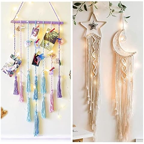 Octfam New Colorful Photo Folder and Star Moon Dream Catcher Cover