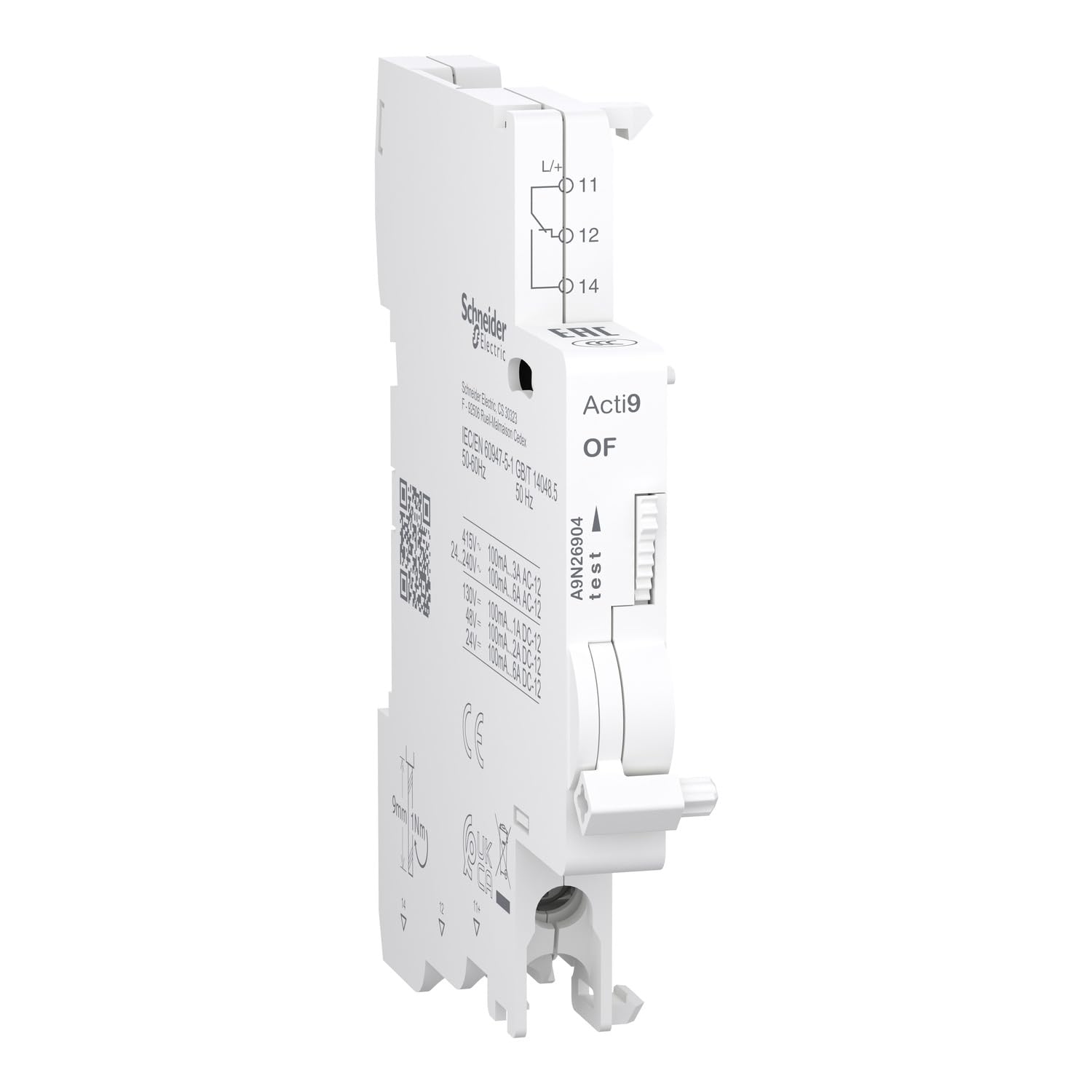 Schneider Electric Miniature Circuit Breaker Acti9 A9N OF auxiliary contact - bottom wiring 0.1-6A AC/DC - A9N26904-image-40