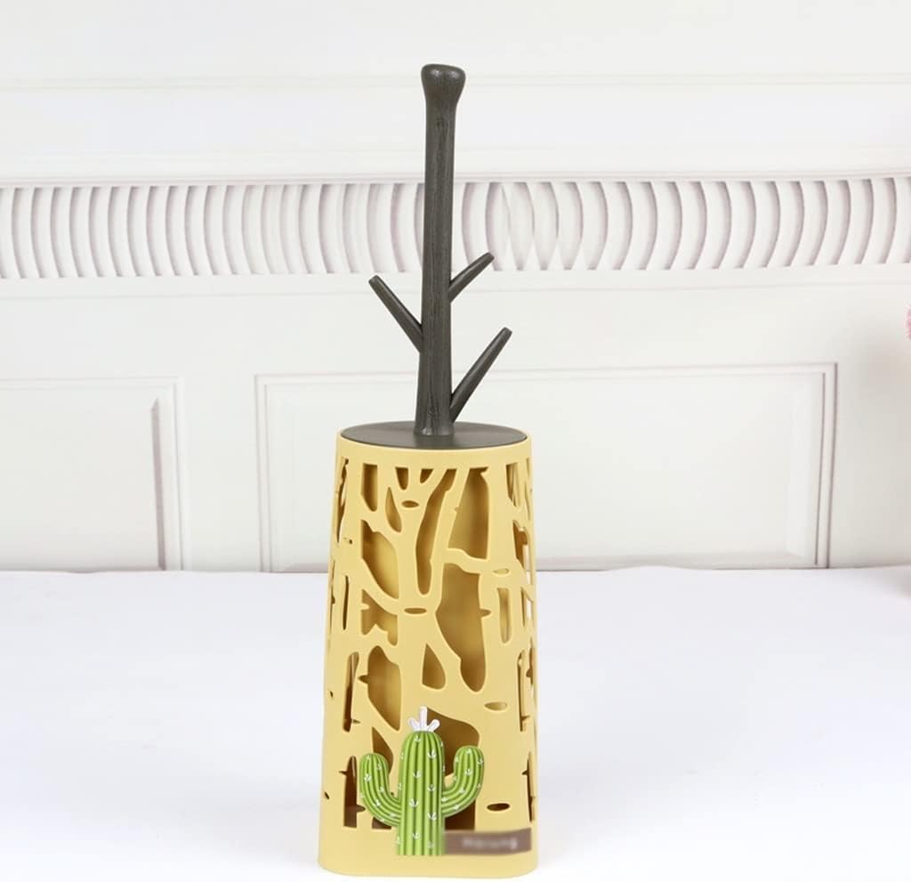 Toilet Brush Holder Toilet Brush Holder Modern Creative Toilet Bowl Brush Household Floor Toilet Cleaning Brush Bathroom Long Handle Cleaning Brushs Set Toilet Brush Holders(D)