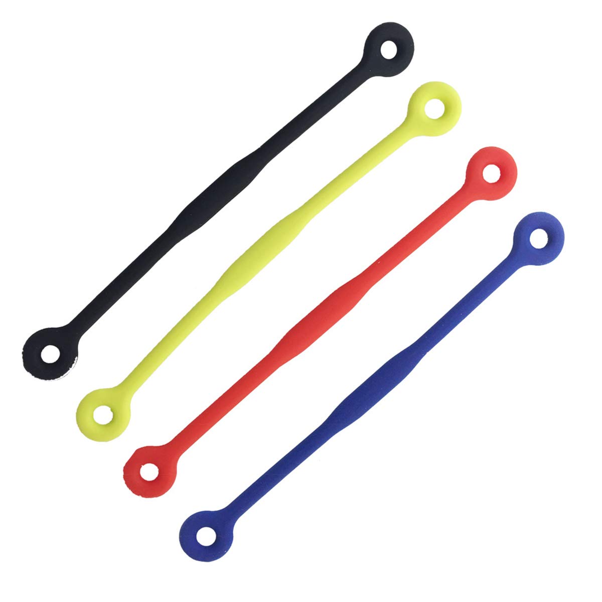 8 Raquetas De Tenis Largas, Amortiguador De Vibración, Raqueta De Tenis Clásica Larga De Silicona, Amortiguador (rojo Azul Amarillo Negro, 2 Piezas Para Cada Color