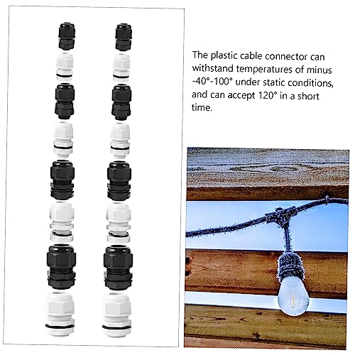 Prensaestopas para conectores de cables estancos con juntas de goma 6
