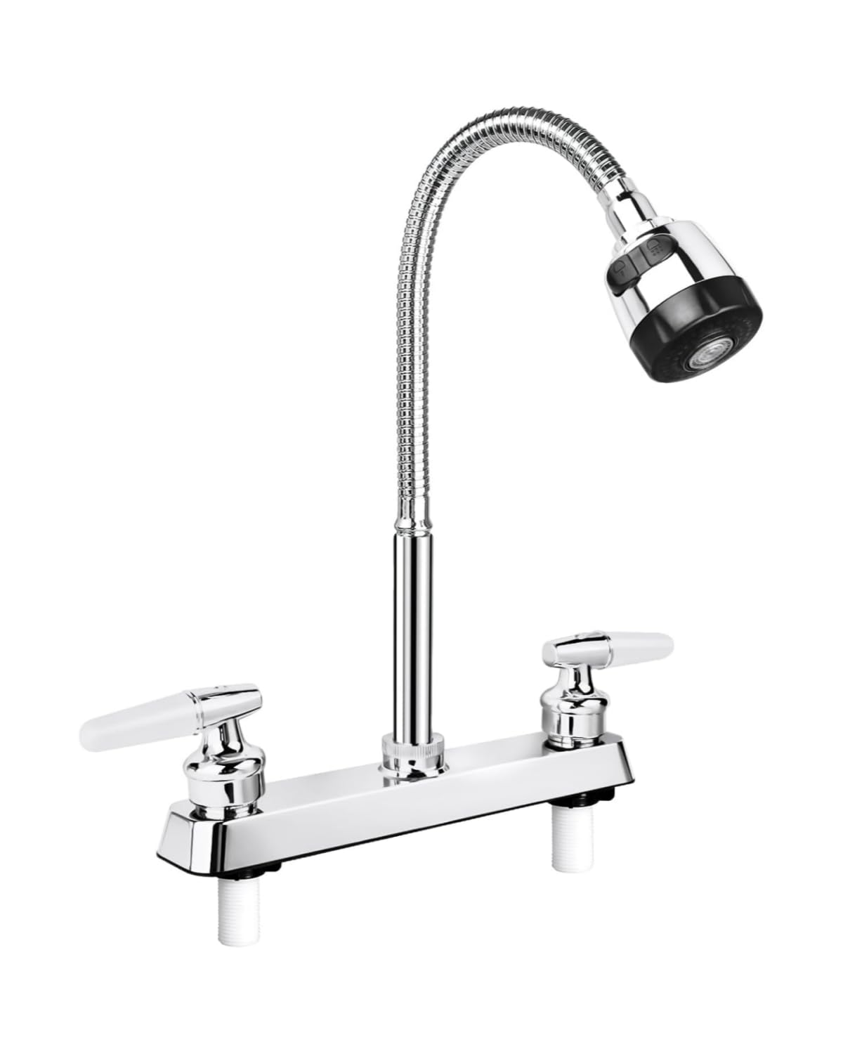 Mezcladora para Fregadero, Grifo Flexible, Llave para Cocina con 2 Asas
