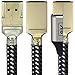 SecurOMax HDMI Cable (8K, 4K, HDCP 2.2, HDR, ARC, 48Gbps) with Braided Cord, 3 Feet