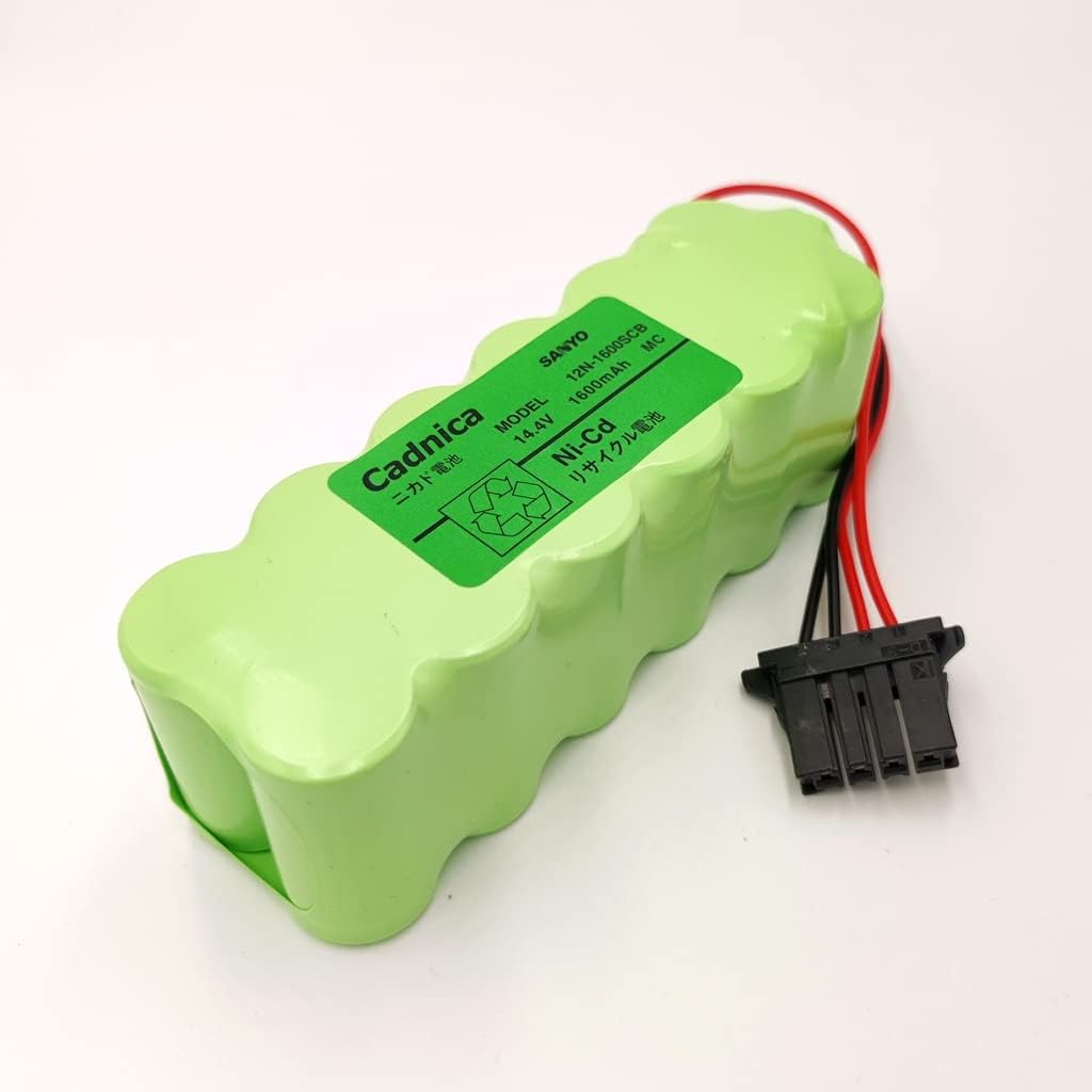 1Pcs for Cadnica Ni-Cd 12N-1600SCB Battery 14.4V 1600mAh Rechargeable Battery with Plug