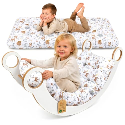 Coussin pour arc Montessori & bascule 60x120 cm - matelas de sol...