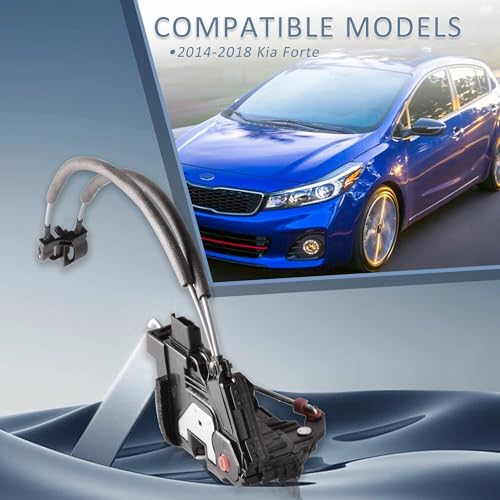 Image of Rear Left Door Lock Actuator Assembly Compatible for 2014-2018 Kia Forte Door Latch Actuator, Replace# 81410-A7010 81410A7010