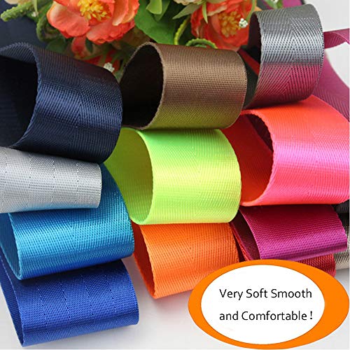 Universal Shoulder Strap Replacement Luggage Duffle Bag Strap Detachable Soft Padded Adjustable Belt with Metal Swivel Hooks for Duffel Briefcase Computer Bags Laptop Case Messenger Bag, Black