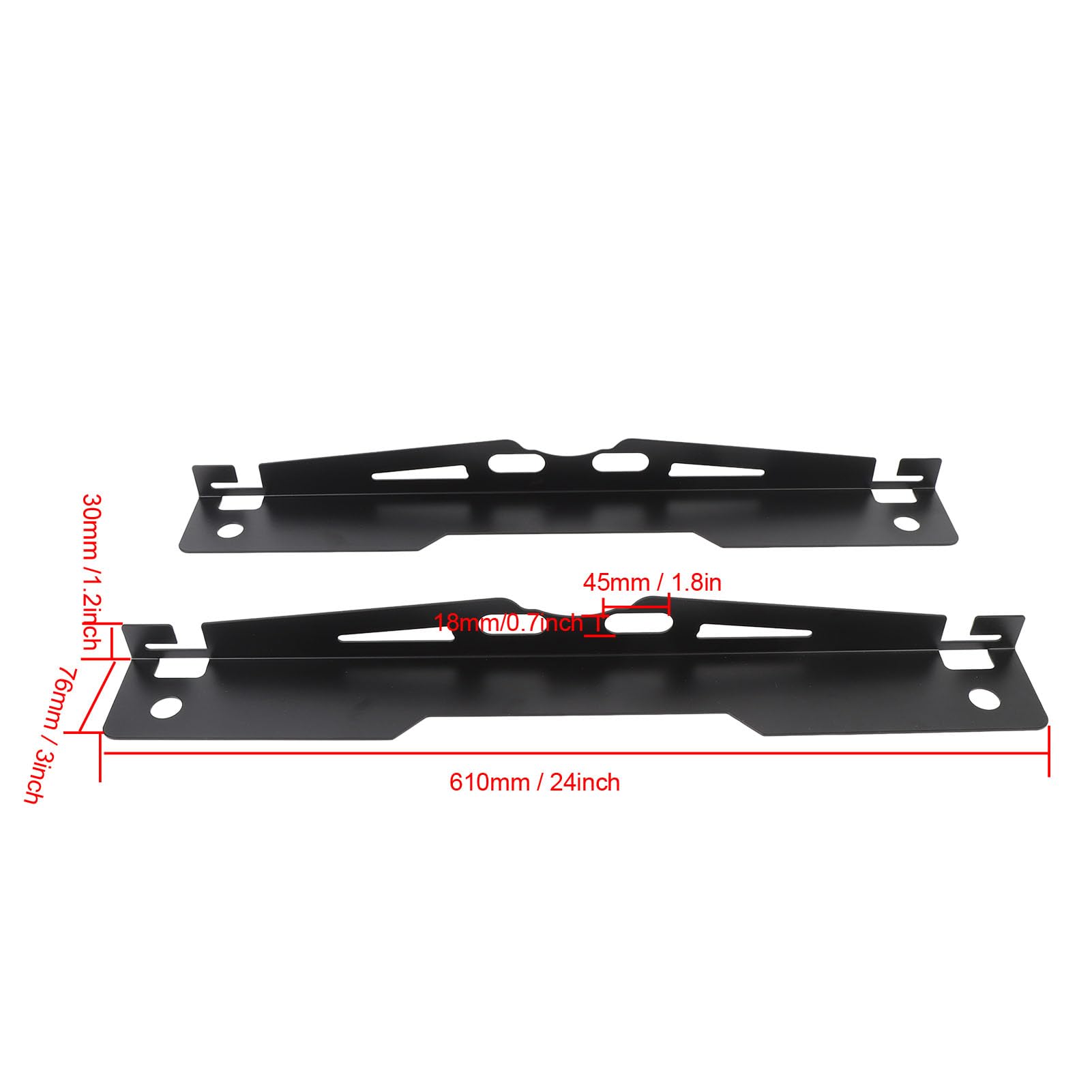 Piastra per Strumenti di Allineamento Ruote Strumento di Misurazione Accurata in Ferro per SUV ATV UTV, di Allineamento Semplificato per Meccanica Fai-da-Te, Nero, 2 Pezzi