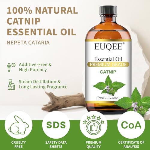 Aceite Esencial Limón 100ml y Aceite Esencial Catnip 118ml EUQEE miniatura 3