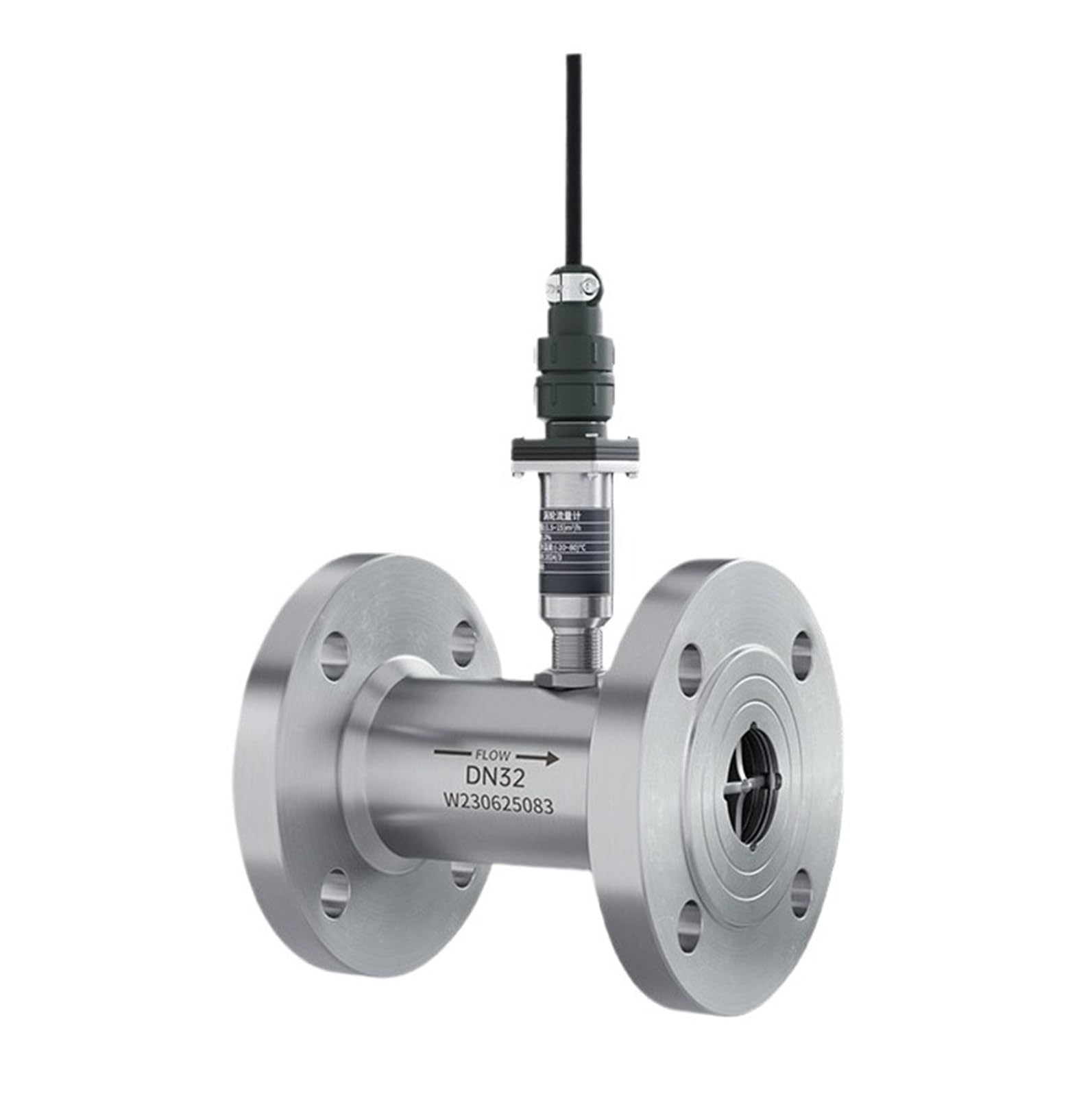 ZIDRMTKVK Stainless Steel Flow Meter Liquid Pipe Sensor(DN125 flange)
