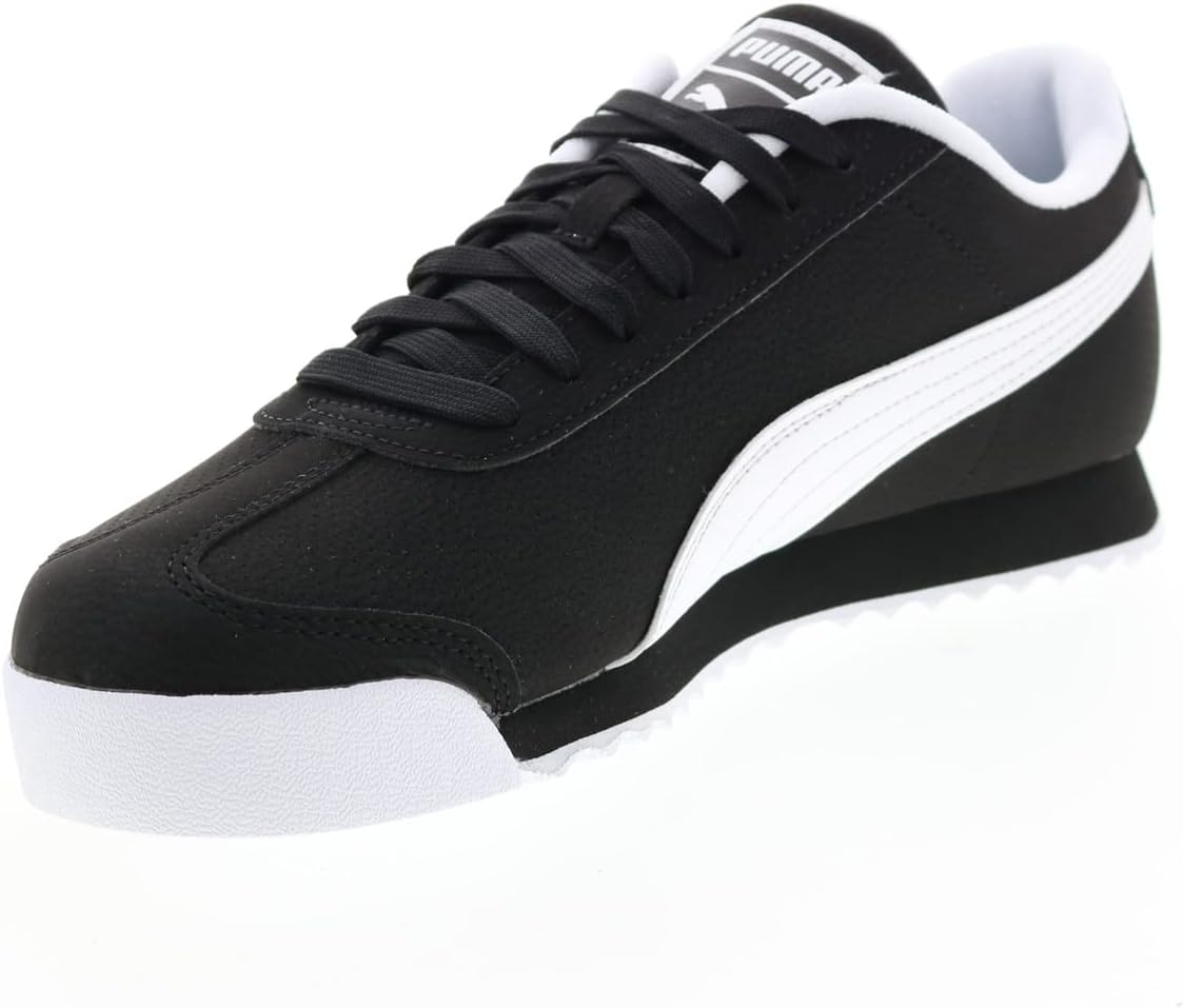 Puma Mens Roma Reversed Black Lifestyle Sneakers Shoes 10.5