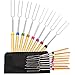 Ezire Marshmallow Roasting Sticks, Extendable Telescoping Smores Skewers for Fire Pit Campfire BBQ Hot Dog Marshmellow 32inch (8 Pack)