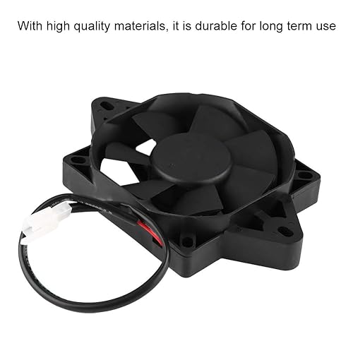 Miniatura 6 de Acouto Ventilador de radiador de motocicleta Ventilador de refrigeración de motor eléctrico 12V ATV Ventilador de refrigeración Radiador universal
