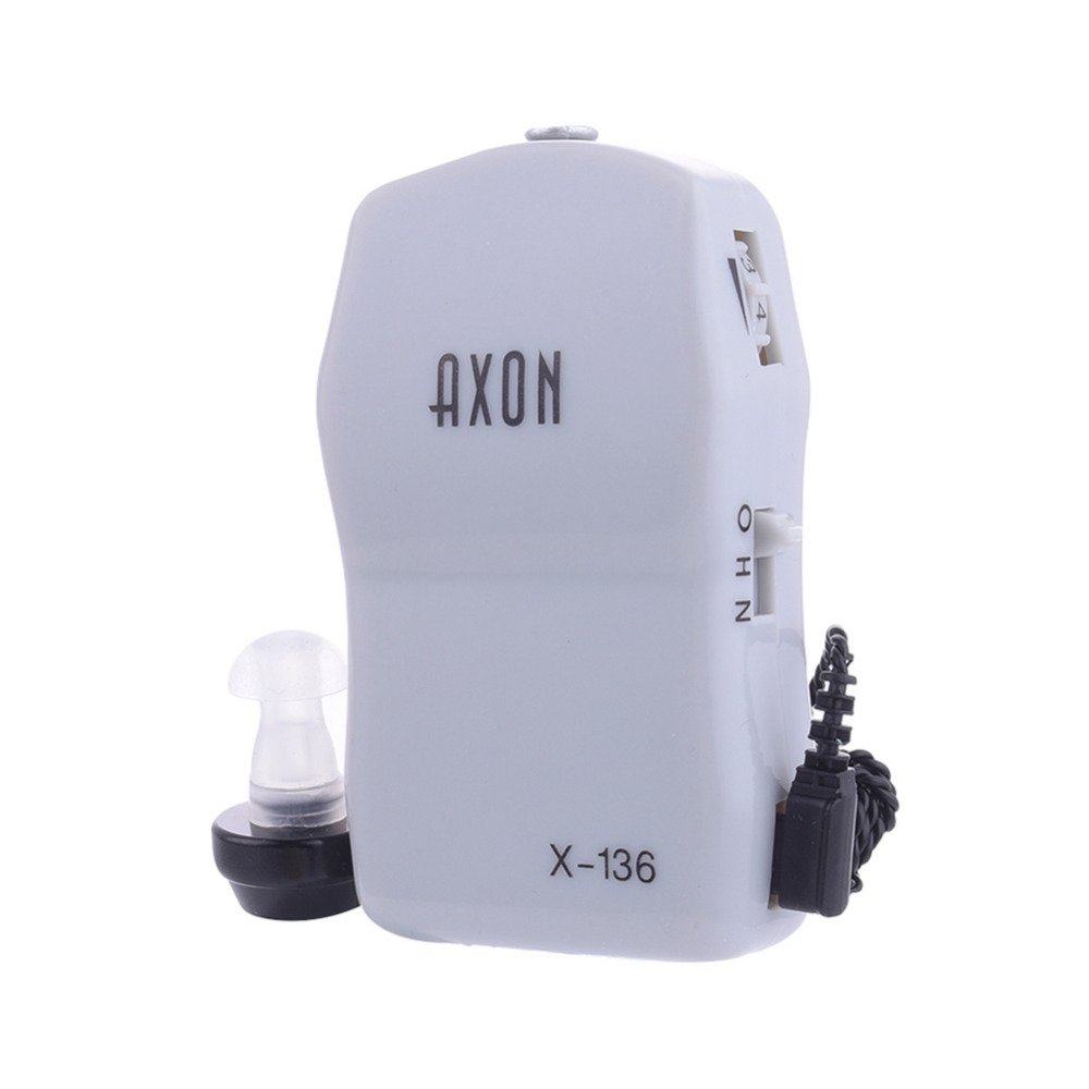 Generic 1 pcs AXON X-136 Pocket High Power Wired Box Mini Hearing Aid Best Sound Amplifier Receiver Elderly Deafness Ear Care tool (B0722DV7FJ) Amazon Price History, Amazon Price Tracker