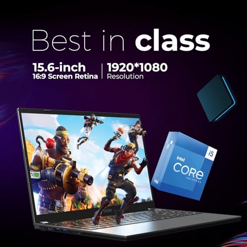 Image of CHUWI Intel Corebook X Pro Laptop 12Thgen I5-12450H Processor 15.6 inch Laptop With 16GB DDR4 RAM & 512GB SSD,FHD Display,Backlit Keyboard,Windows 11,Gray,3Xusb3.0,1Xhdmi,SD Card Slot,3.5MM,Camera Switch