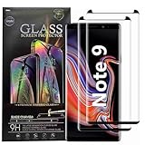 For Samsung Galaxy Note 9 Screen Protector Tempered Glass [2+2 Pack] Camera Lens Protector,【Anti-Scratch】【Easy-Installation 】 【9H Hardness】 for Samsung Galaxy Note 9 6.4 inch