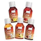 Lean:Life – Vital Sirup 5 x 100 ml – Karibik Mix Sirup zuckerfrei – Getränkesirup ohne Kalorien – verschiedene Sorten mit Vitamin B12, B6 C und Biotin