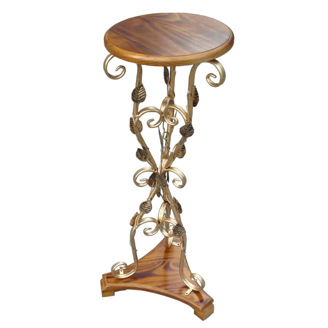 ゴージャス雰囲気銅製フラワーポット& 鉄製フラワースタンド