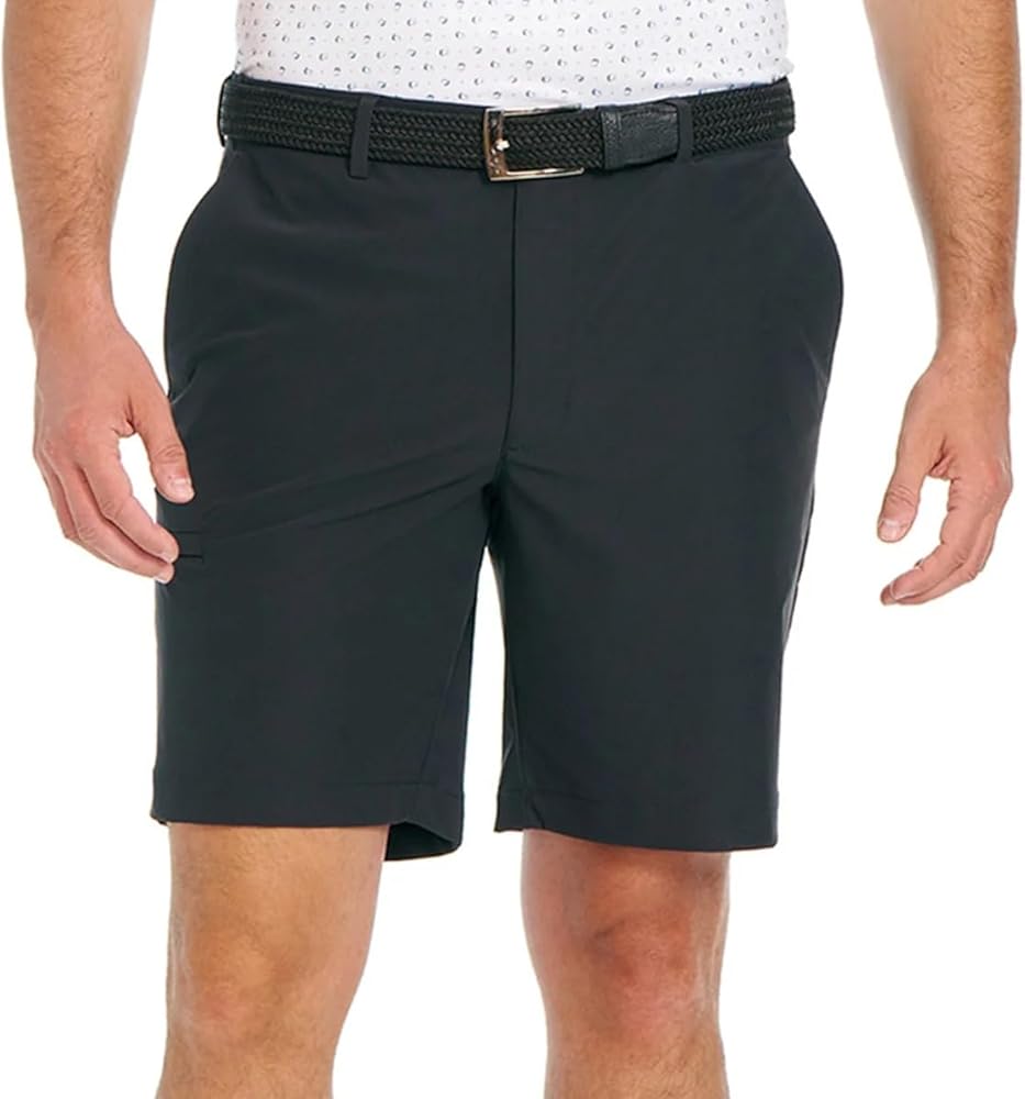 Greg Norman Men's Stretch Flat Front Lightweight Short - 4-Way