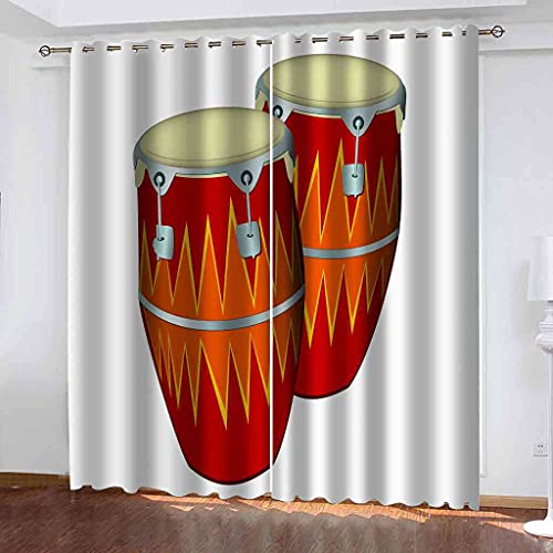 Rideau occultant isolant thermique à oeillets pour salon - 2