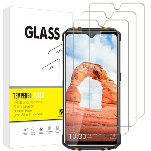 HGJTF Pour Oukitel WP28 Protecteur écran (6.52"), [3 Pièces] Film En Verre Trempé Haute Définition Pour Oukitel WP28 [Anti-Rayures, Sans Bulles, Anti-Empreintes Digitales
