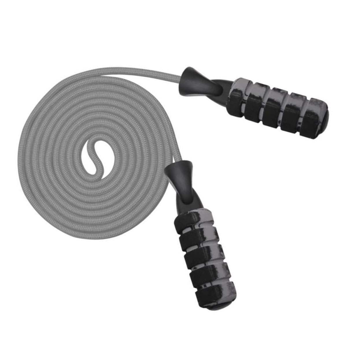 Cuerda de saltar pesada para adultos con sistema de rodamiento dúplex, cuerda de saltar roja hecha de polipropileno y espuma para una rotación eficiente y flexibilidad de movimiento, para gimnasio y