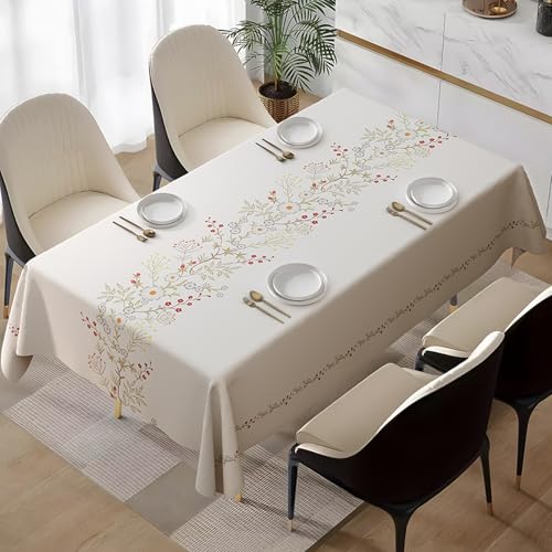テーブルクロス 120*170cm 北欧INS 撥水加工 耐熱 撥油 汚れ防止 拭きやすい テーブルカバー PVC テーブルクロス 正方形 長方形 お手入れ簡単 テーブルマット インテリア ホテル 家庭用 業務用 食卓カバー 上品 カラー