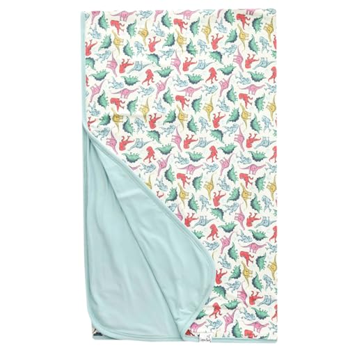 Image of Copper Pearl Jumbo 3-Layer Baby Blanket: Soft Baby Quilts for Boys and Girls | Breathable, Cozy, Toddler Blanket | Baby Quilt for Newborns | 60x72 Premium Material | Dinosaurs of Jurassic Park