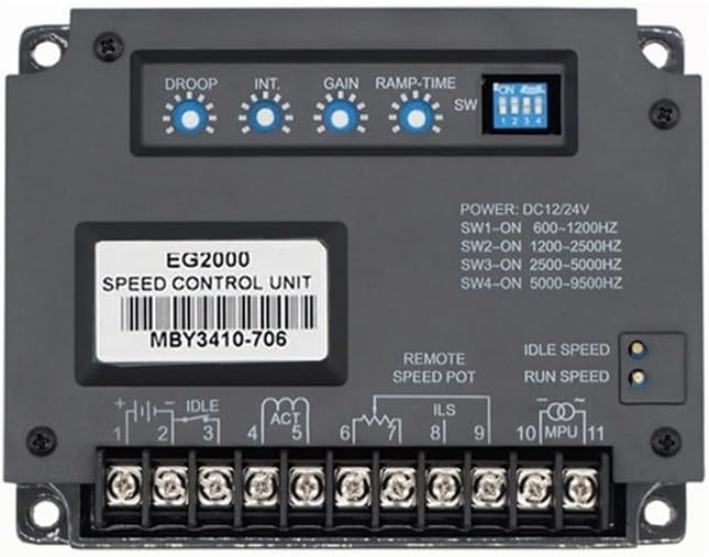 EG2000 DC Electronic Governor Diesel Generator Set Electric Board Speed Controller