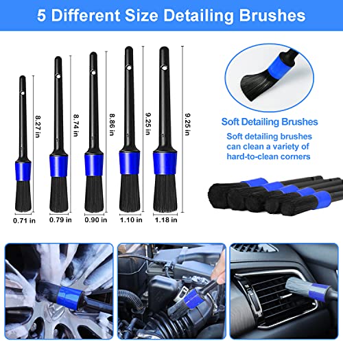 Nikcosmk CWB-1 62'' Car Wash Brush Kit Mitt Mop Sponge thumb #4