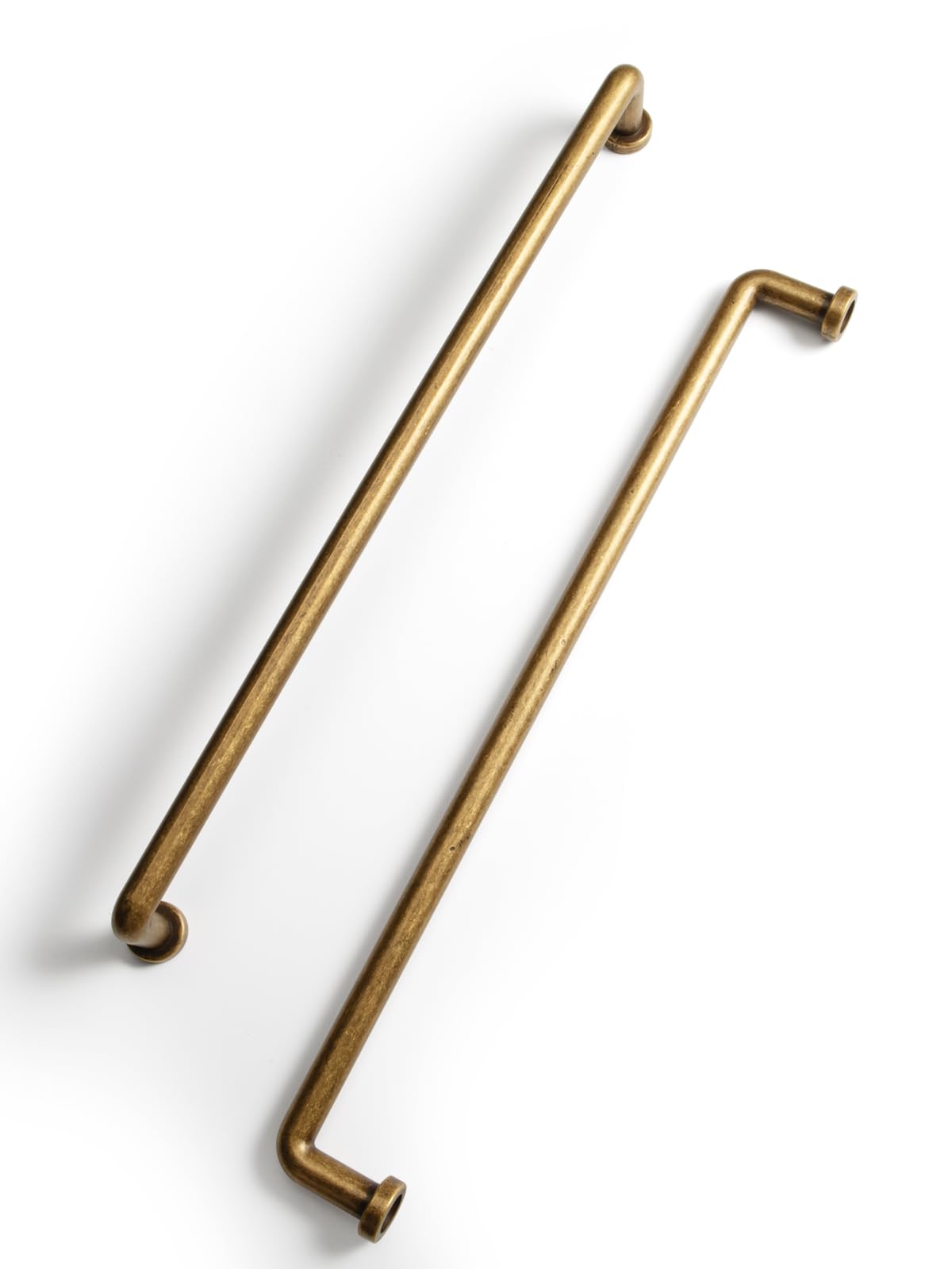 BEILEIOU Antique Brass Cabinet Bar Pulls - 10" (256mm)Hole Center Classic Vintage Drawer Handles ,Kitchen Cupboard Bathroom Dresser Cabinet Hardware Handles (5, Antique Brass, 10" (256mm)Hole Centers)