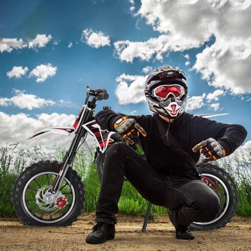 Image of 50cc Dirt Bike for Adults & Kids-Kids Dirt Bike 2-Stroke Gas Powered Off Road Motorcycle Mini Bikes with Speeds up to 40 MPH for Uphill and Off-Road Conditions Pull Start ﻿ Pink