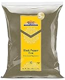 Rani Black Pepper Fine Powder 80 Mesh, 80oz (5lbs) 2.27kg Bulk...