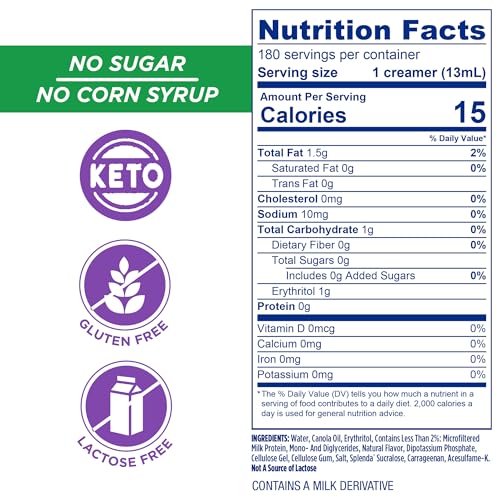 SPLENDA Single Serve Coffee Creamer Cups, Sugar Free Sweet Cream, 180 Count - Image 3