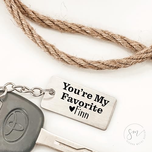 Sm Design For Him Keychain Boyfriend Gift Husband Gift You'Re My Favorite Keychain Gift For Boyfriend Keychain Gift Personalized Keychain Birthday Favorite-Keychain thumb #2