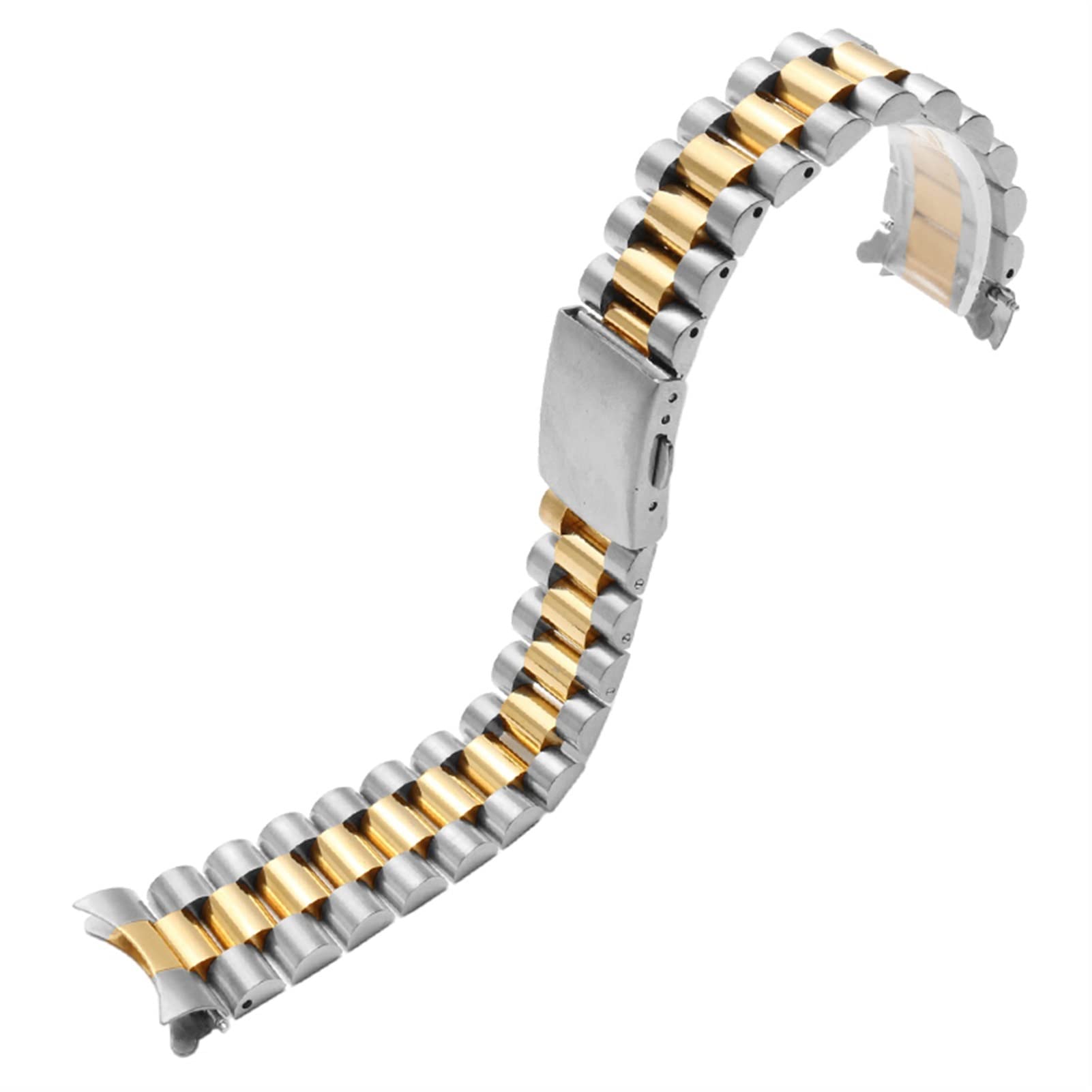 Citizen Enicar 20mm 22mm Edelstahl Uhrenarmband Stahlband mit Faltschließe