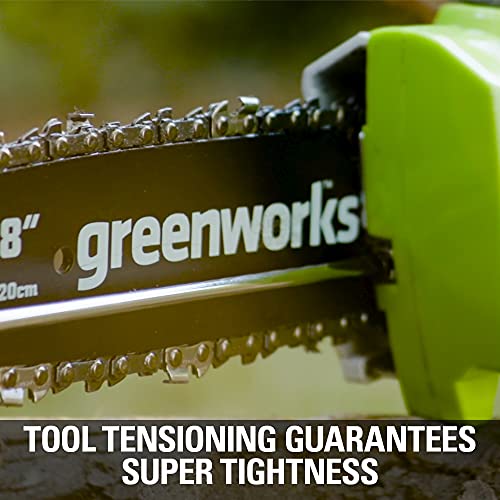 Greenworks Pole Hedge Trimmer Cordless Polesaw 2 in 1 40V 51cm/20cm Cutting Length without Battery and Charger G40PSH