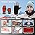 Heated Gloves for Men Women, Rechargeable Full & Half Hands Fingerless Gloves Electric Heated Mittens with Touchscreen, 3 Heating Levels, Heat Warming Glove for Outdoor Work Skiing Hiking Cycling