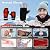 Heated Gloves for Men Women, Rechargeable Full & Half Hands Fingerless Gloves Electric Heated Mittens with Touchscreen, 3 Heating Levels, Heat Warming Glove for Outdoor Work Skiing Hiking Cycling