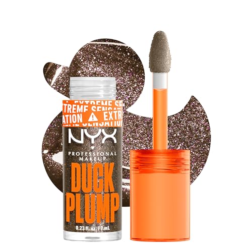 NYX PROFESSIONAL MAKEUP Duck Plump High Pigment Lip Gloss, Lip Plumper Gloss with Spicy Ginger - Onyxpected - image 1