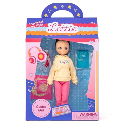 Lottie Coder Girl Muñeca con Laptop y Accesorios miniatura 2
