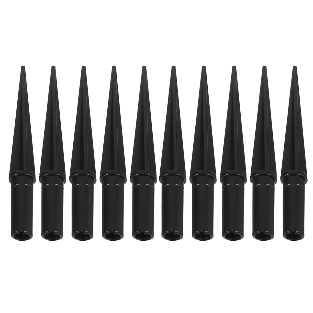 INOOMP 10Pcs Garden Lamp Stakes Replacement Solar Light Spikes Plastic Ground Stakes for Outdoor Candy Cane Lights 4.33X0.47In Durable Weatherproof Accessories for Pathway Lighting โ image 1